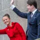 Dronningen Abdicerer Og Kronprins Frederik Bliver Konge Kronprins Christian Dronning Margrethe Dronning Mary Dronningen Kong Frederik Kronprins Frederik Prins Christian Prinsesse Isabella Tronskifte