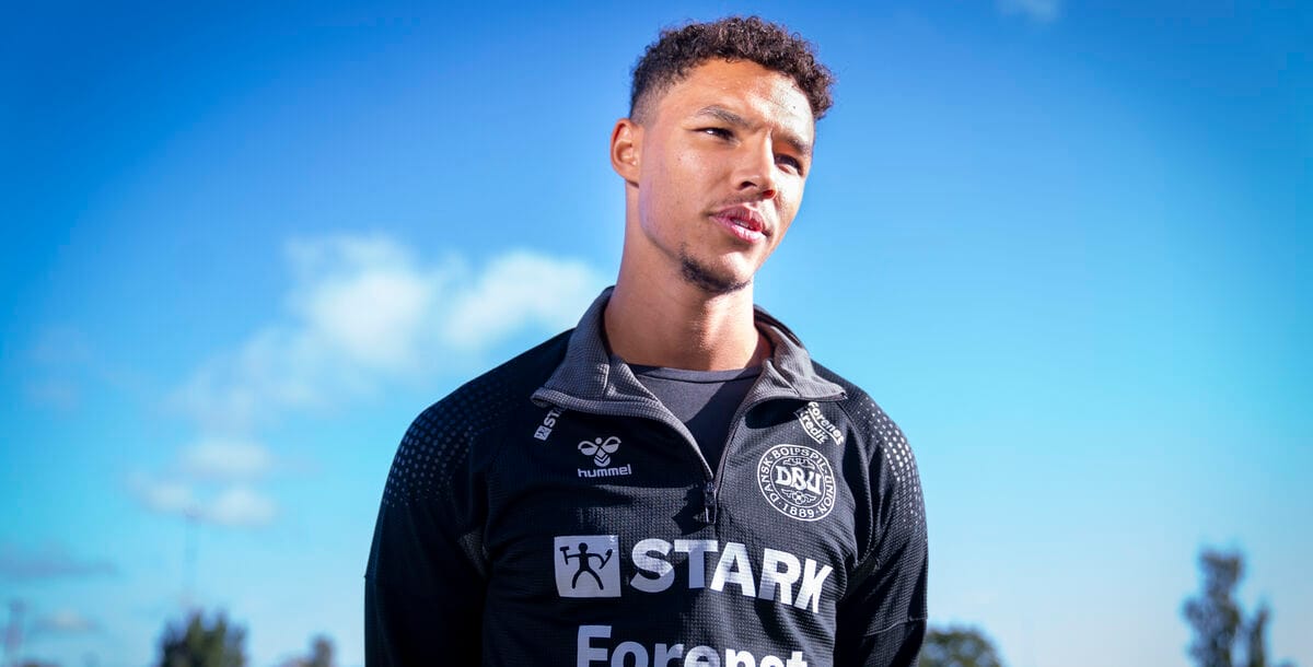 Fodboldlandsholdet Mixed Zone Og Træner I Helsingør Forud for Nations League kampen Mod Kroatien