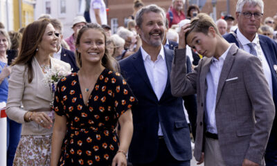 Kongeparret Modtages I Graasten Dronning Mary Kong Frederik Kongeparret Prins Vincent Prinsesse Isabella