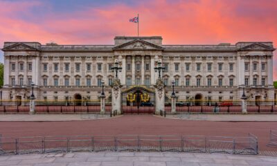 Royalbuckinghampalaceatsunsetlondonunitedkingdom
