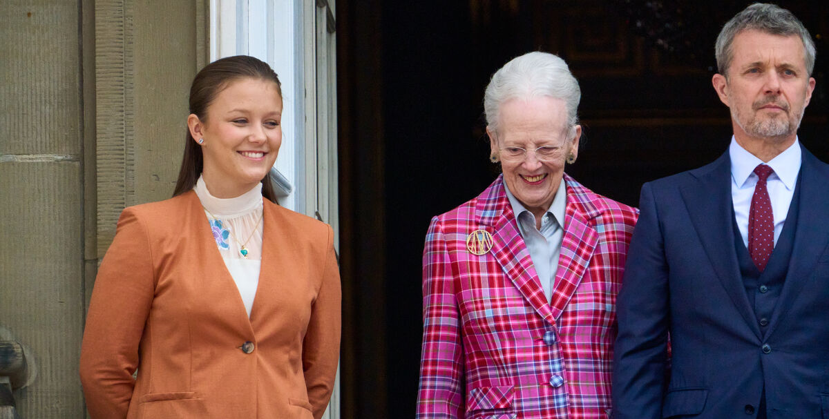 Kong Frederiks 57 års Fødselsdag Dronning Margrethe Kong Frederik Prinsesse Isabella