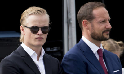 La Famille Royale De Norvège Lors Du Jubilé Des 25 Ans De Règne Du Roi Harald De Norvège à Trondheim Kronprins Haakon Kronprinsesse Mette marit Emma Tallulah Kong Harald Leah Isadora Maud Angelica Prins Sverre Magnus Prinsesse Ingrid Alexandra