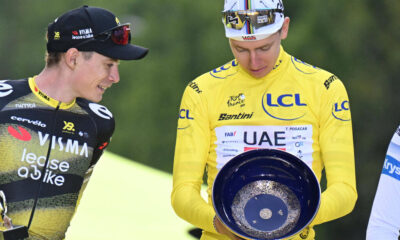 27 07 2025 Tour De France Tappa 21 Mantes La Ville   Paris 2025 Uae Team Emirates   Xrg 2025 Visma   Lease a Bike Pogacar Tadej Vingegaard Jonas Paris