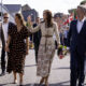 Kongeparret Modtages I Graasten Dronning Mary Kong Frederik Kongeparret Prins Vincent Prinsesse Isabella