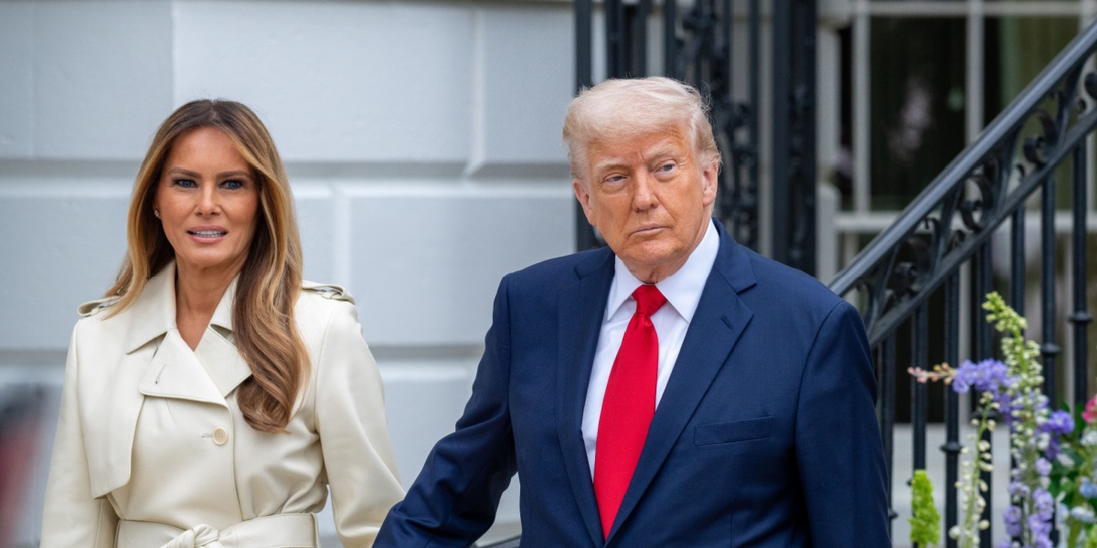 Melania Og Donald Trump