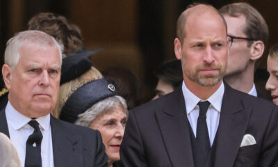 Duchess of Kent Funeral Service Royal Departures at Westminster Cathedral London Uk Prins Andrew Prins William