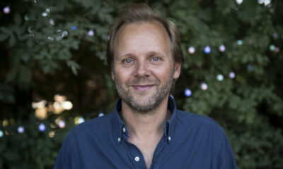 Skuespiller Thomas Villum Jensen Og Sangerinde Maria Montell