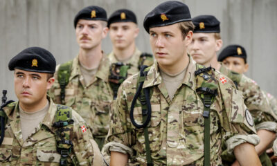 Kronprins Christian Mønstrer Før Skydeøvelse På Antvorskov Kaserne Kronprins Christian Kronprinsen Prins Christian