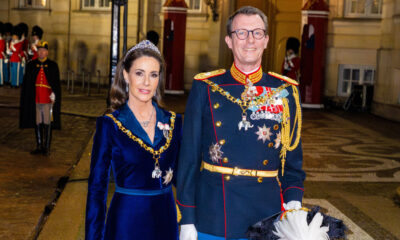 Mette Frederiksen and Danish Royals Attend New Years Dinner at Amalienborg Palace 01 Jan 2026 Prins Christian Prince Joachim Prinsesse Marie Dronning Margrethe