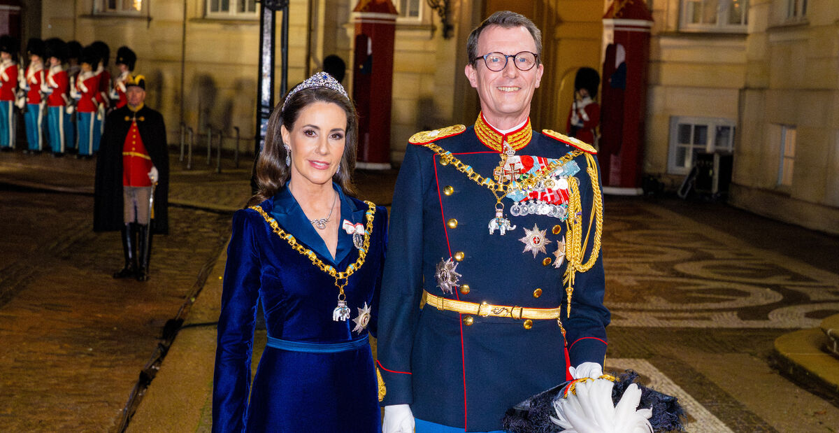 Mette Frederiksen and Danish Royals Attend New Years Dinner at Amalienborg Palace 01 Jan 2026 Prins Christian Prince Joachim Prinsesse Marie Dronning Margrethe