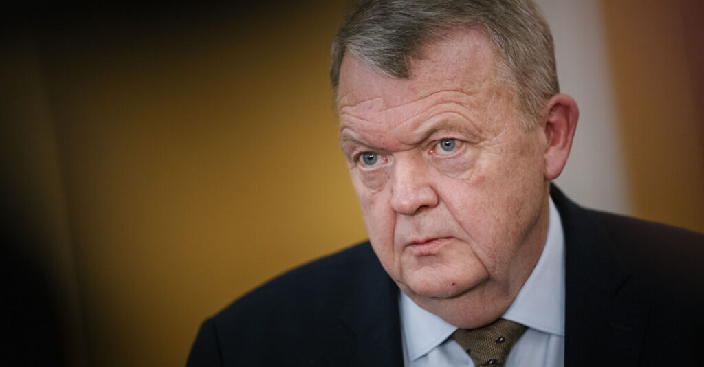 Lars Løkke Rasmussen raser: 