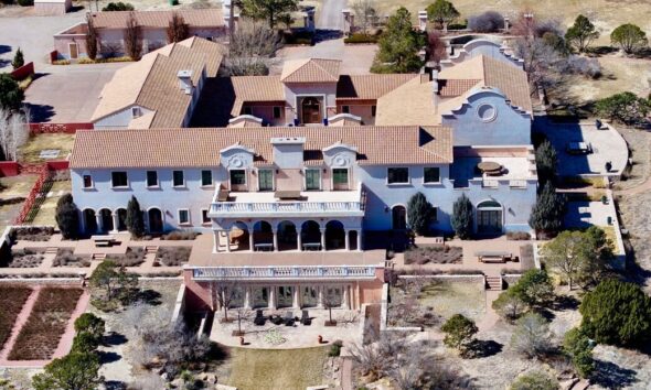 Exclusive Cops Swarm on Jeffrey Epsteins Zorro Ranch to Search for Bodies of Two Girls Strangled During Rough Sex Sessions Amid Human Experimentation Claims Web Must Call for Pricing File Photos