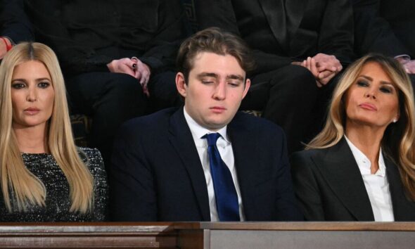 Donald Trump Gives the State of the Union Address to Congress