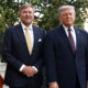 Us President Trump Hosts Dinner for Dutch King Willem alexander and Queen Maxima in Washington King Willem alexander Dronning Maxima