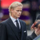 Marius Borg Høiby til kong Haralds begravelse.
